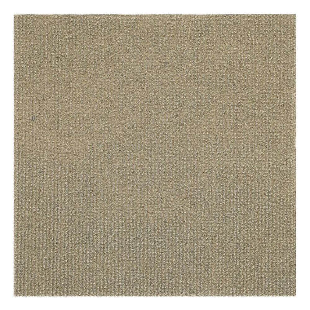 Creative Home: Nexus Tiles: Self-Adhesive Carpet Tiles - Actual: 12" x 12" Tan
